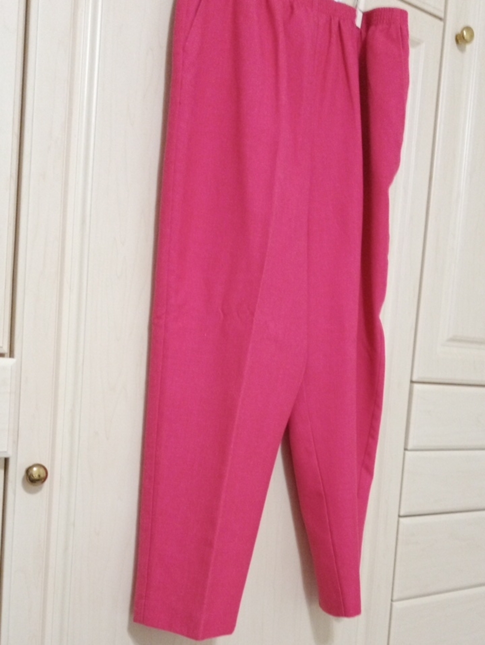 Alfred Dunner Bright Pink Straight Leg Women's Pants